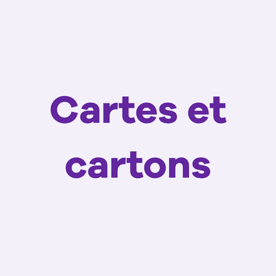 Image Cartes et cartons
